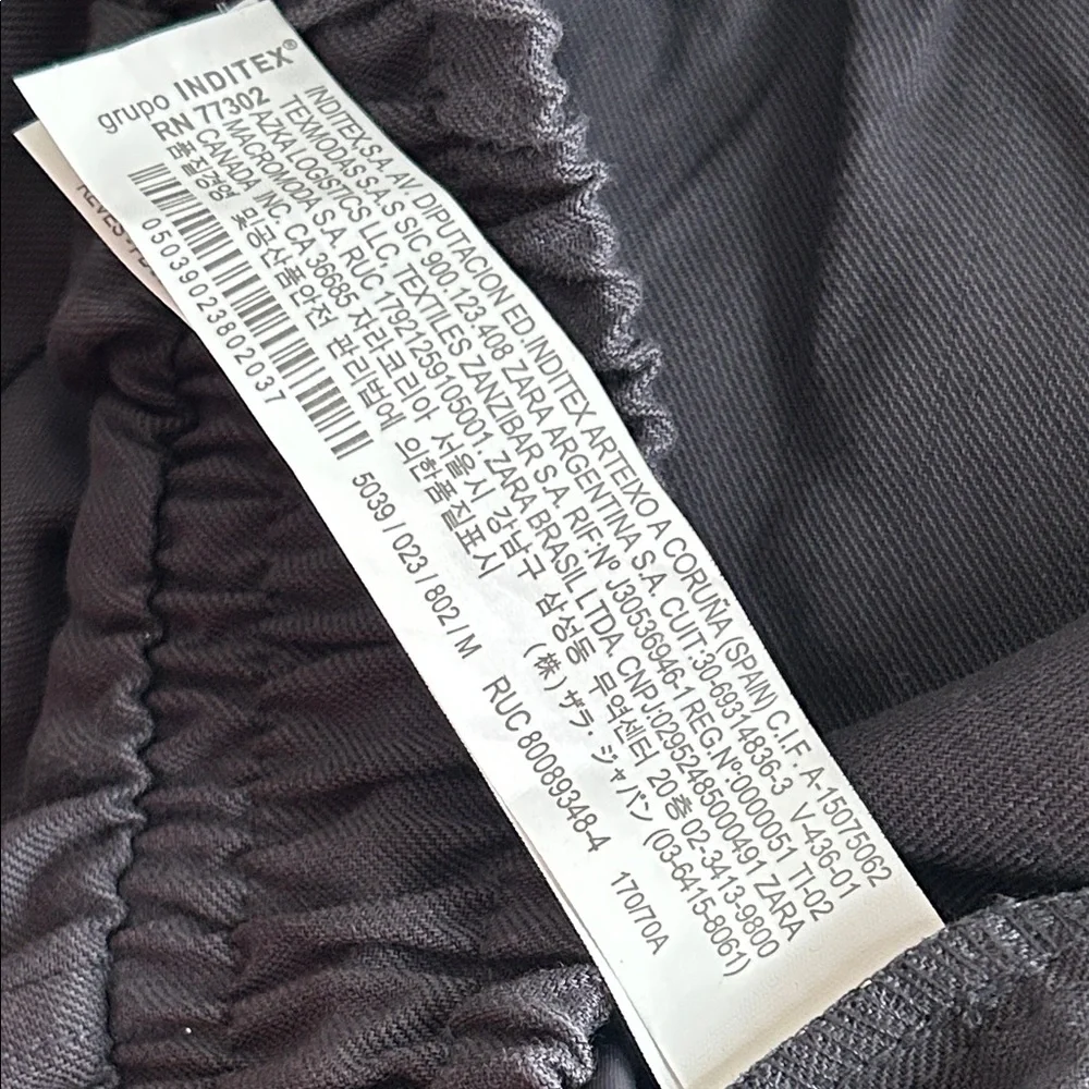 *NEW* ZARA Gray Cargo Pants with Elastic Waistband